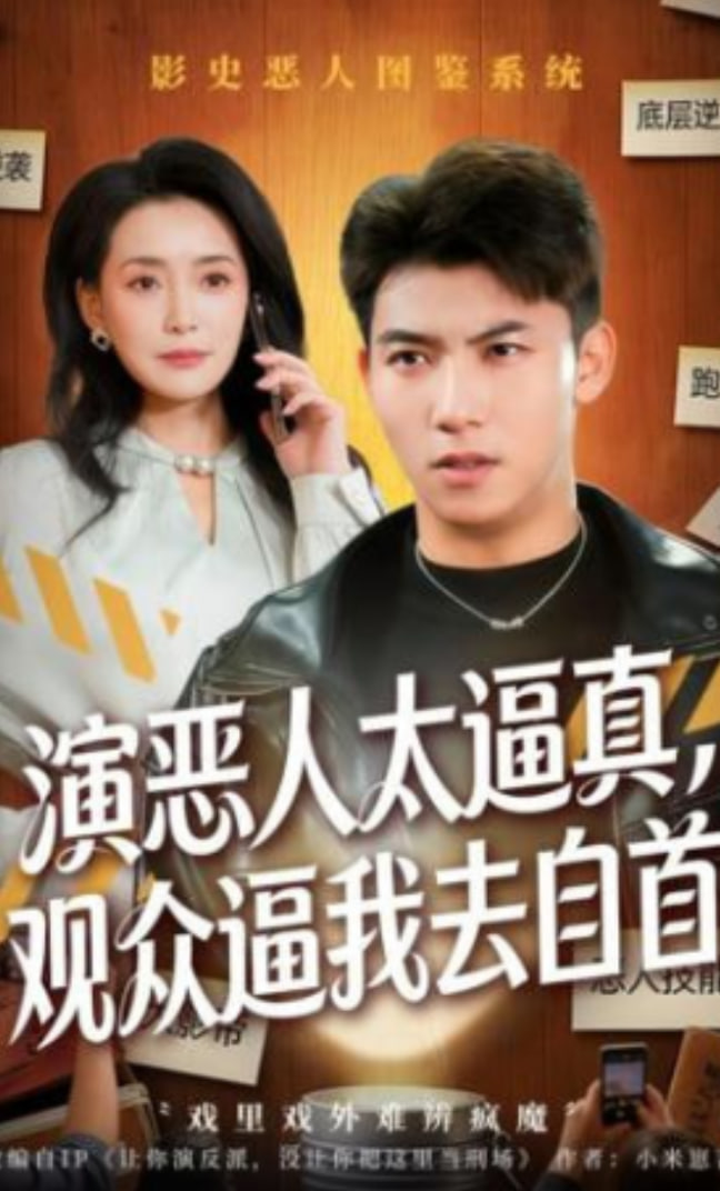 演恶人太逼真,观众逼我去自首